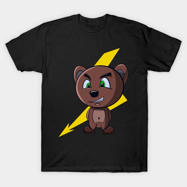 Funny Cute Teddy Bear T-Shirt by micho2591